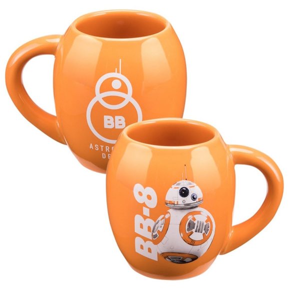Vandor Star Wars: The Force Awakens BB-8 18 Ounce Oval Ceramic Mug BB8 - Picture 1 of 3
